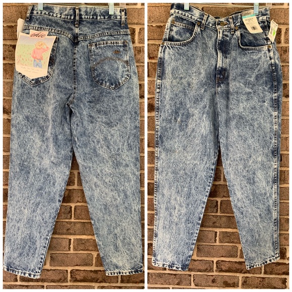 chic Denim - VINTAGE Chic acid wash mom jeans deadstock 80s